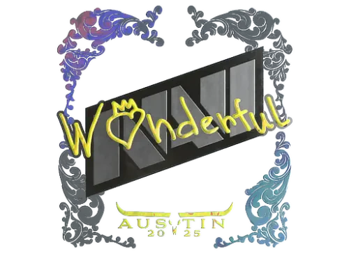 Sticker | w0nderful (Holo) | Austin 2025 Sticker | w0nderful (Holo) | Austin 2025