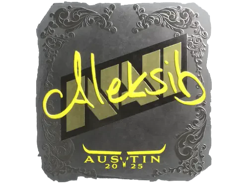 Sticker | Aleksib (Foil) | Austin 2025 Sticker | Aleksib (Foil) | Austin 2025