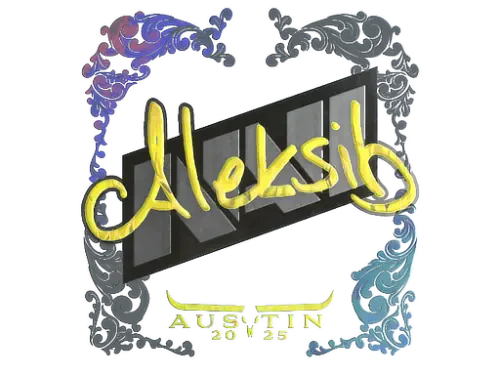 Sticker | Aleksib (Holo) | Austin 2025
