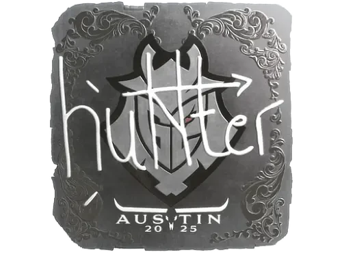 Sticker | huNter- (Foil) | Austin 2025