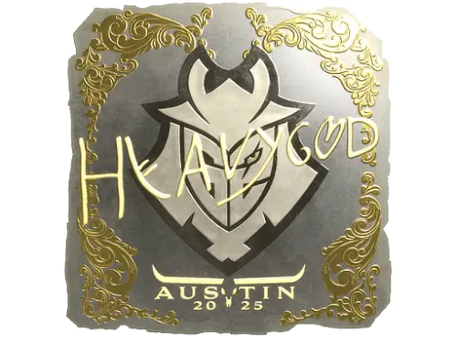 Sticker | Heavygod (Gold) | Austin 2025