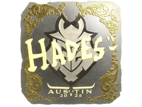 Sticker | hades (Gold) | Austin 2025