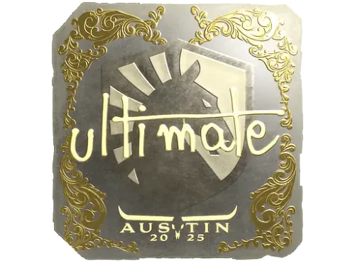 Sticker | ultimate (Gold) | Austin 2025