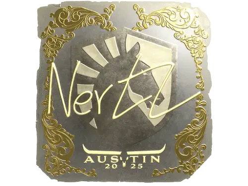 Sticker | NertZ (Gold) | Austin 2025 Sticker | NertZ (Gold) | Austin 2025