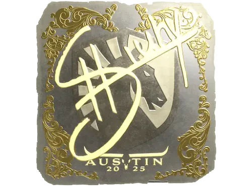 Sticker | siuhy (Gold) | Austin 2025 Sticker | siuhy (Gold) | Austin 2025