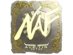 Sticker | NAF (Gold) | Austin 2025