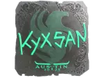 Sticker | kyxsan (Foil) | Austin 2025