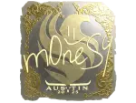 Sticker | m0NESY (Gold) | Austin 2025
