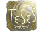 Sticker | TeSeS (Gold) | Austin 2025