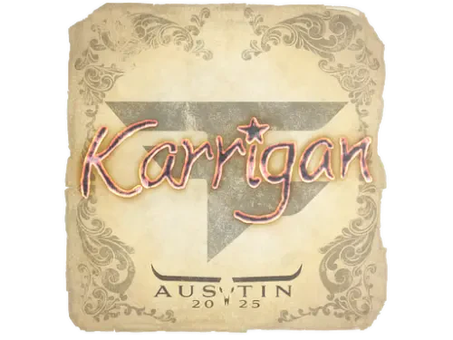 Sticker | karrigan | Austin 2025