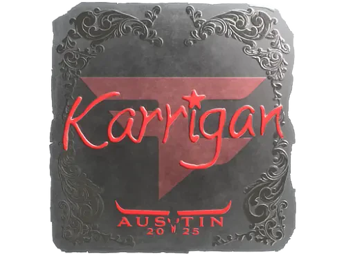 Sticker | karrigan (Foil) | Austin 2025