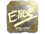 Sticker | EliGE (Gold) | Austin 2025