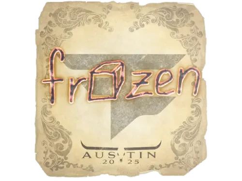 Sticker | frozen | Austin 2025