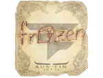 Sticker | frozen | Austin 2025