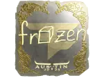 Sticker | frozen (Gold) | Austin 2025