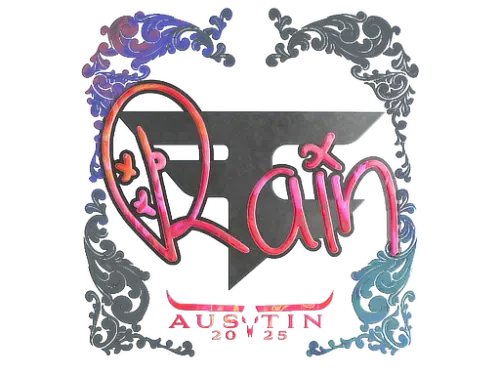 Sticker | rain (Holo) | Austin 2025