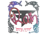Sticker | rain (Holo) | Austin 2025