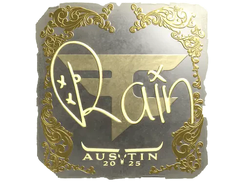 Sticker | rain (Gold) | Austin 2025 Sticker | rain (Gold) | Austin 2025