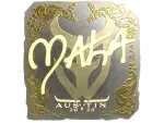 Sticker | Maka (Gold) | Austin 2025