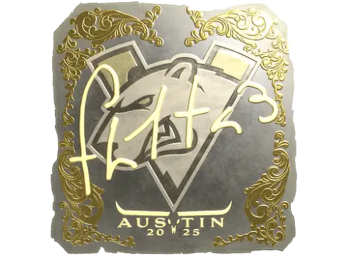 Sticker | FL1T (Gold) | Austin 2025 Sticker | FL1T (Gold) | Austin 2025