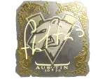 Sticker | FL1T (Gold) | Austin 2025