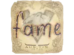 Sticker | fame | Austin 2025