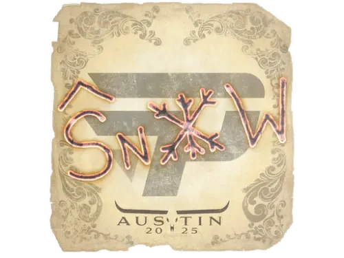 Sticker | snow | Austin 2025 Sticker | snow | Austin 2025
