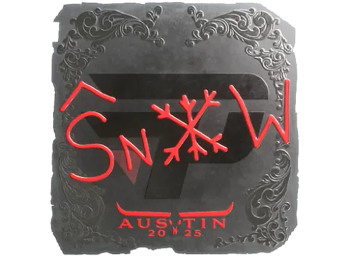 Sticker | snow (Foil) | Austin 2025 Sticker | snow (Foil) | Austin 2025