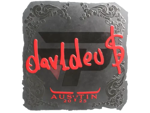 Sticker | dav1deuS (Foil) | Austin 2025 Sticker | dav1deuS (Foil) | Austin 2025