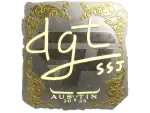Sticker | dgt (Gold) | Austin 2025