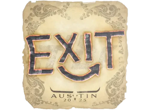 Sticker | exit | Austin 2025