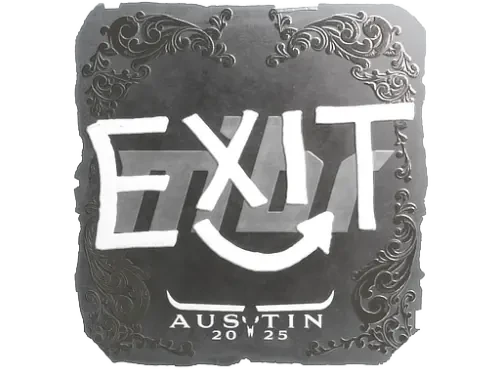 Sticker | exit (Foil) | Austin 2025