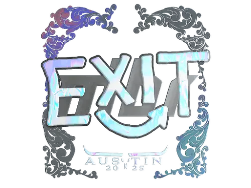 Sticker | exit (Holo) | Austin 2025 Sticker | exit (Holo) | Austin 2025