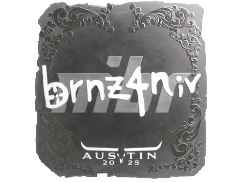 Sticker | brnz4n (Foil) | Austin 2025