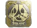Sticker | reck (Gold) | Austin 2025