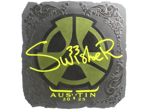 Sticker | Swisher (Foil) | Austin 2025 Sticker | Swisher (Foil) | Austin 2025