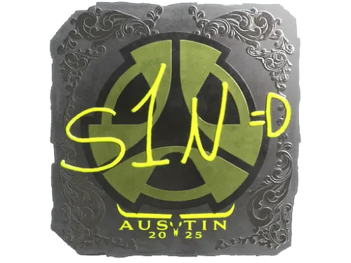 Sticker | s1n (Foil) | Austin 2025