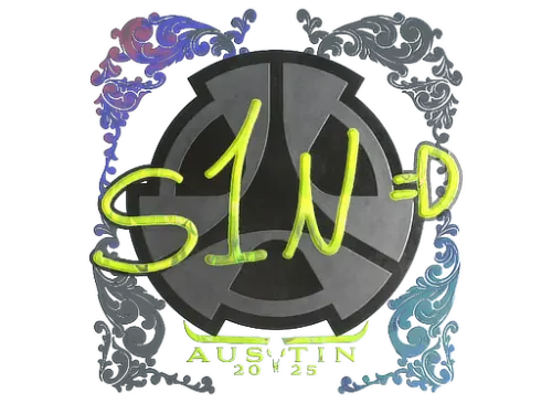 Sticker | s1n (Holo) | Austin 2025
