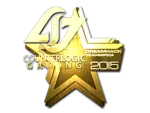 Sticker | Counter Logic Gaming (Gold) | Cluj-Napoca 2015