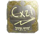 Sticker | Cxzi (Gold) | Austin 2025
