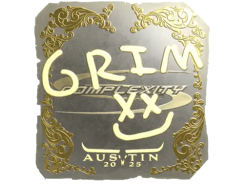 Sticker | Grim (Gold) | Austin 2025 Sticker | Grim (Gold) | Austin 2025