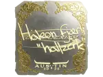 Sticker | hallzerk (Gold) | Austin 2025