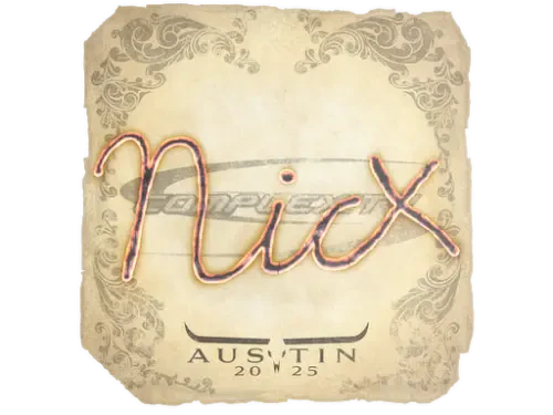 Sticker | nicx | Austin 2025 Sticker | nicx | Austin 2025