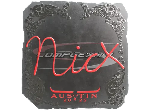 Sticker | nicx (Foil) | Austin 2025