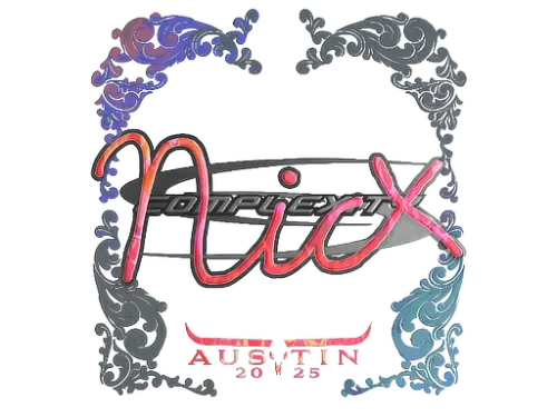 Sticker | nicx (Holo) | Austin 2025 Sticker | nicx (Holo) | Austin 2025