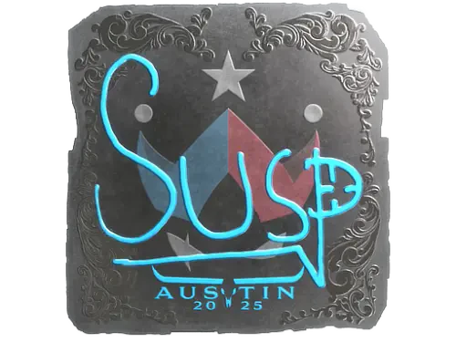Sticker | susp (Foil) | Austin 2025 Sticker | susp (Foil) | Austin 2025