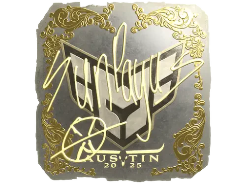 Sticker | SunPayus (Gold) | Austin 2025