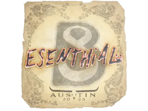 Sticker | esenthial | Austin 2025 Sticker | esenthial | Austin 2025