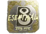 Sticker | esenthial (Gold) | Austin 2025