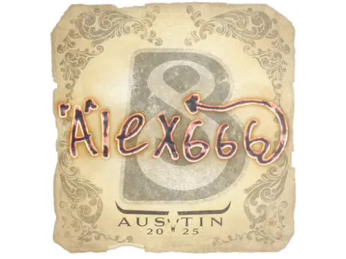 Sticker | alex666 | Austin 2025 Sticker | alex666 | Austin 2025